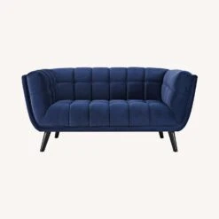 Other Modern Loveseat In Navy Velvet Polyester Finish 13 Other Modern Loveseat In Navy Velvet Polyester Finish -Home Furnishings Store 1500 1500 frame 0 795