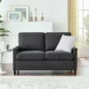 Other Loveseat In Charcoal Fabric W/Nailhead Trim Finish -Home Furnishings Store 1500 1500 frame 0 796