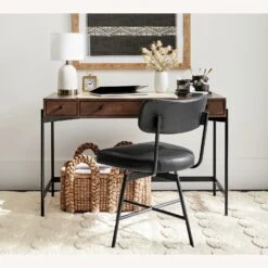 Pottery Barn Maison Leather Swivel Desk Chair -Home Furnishings Store 1500 1500 frame 0 8032