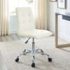 Other Office Chair In Mid Back White Faux Leatherette -Home Furnishings Store 1500 1500 frame 0 8206