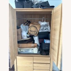 Other Ethnicraft Solid Oak Armoire / Wardrobe -Home Furnishings Store 1500 1500 frame 0 8234