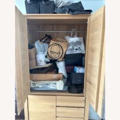 Other Ethnicraft Solid Oak Armoire / Wardrobe -Home Furnishings Store 1500 1500 frame 0 8236