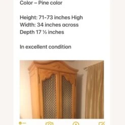 Pine Armoire -Home Furnishings Store 1500 1500 frame 0 8253