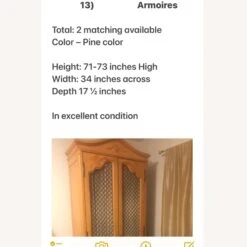Pine Armoire -Home Furnishings Store 1500 1500 frame 0 8259