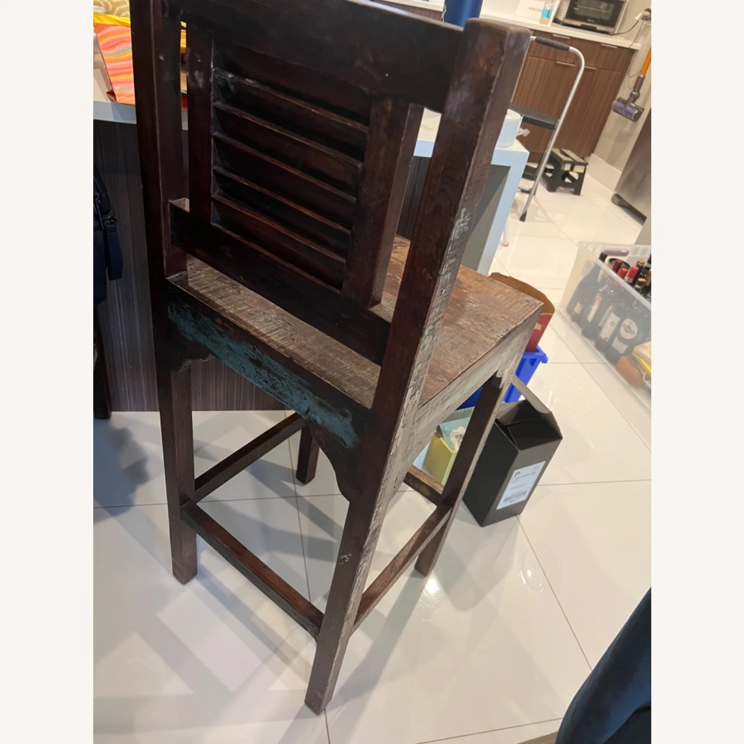 Unique Distressed Wood Bar Unit 4 Unique Distressed Wood Bar Unit - Image 2