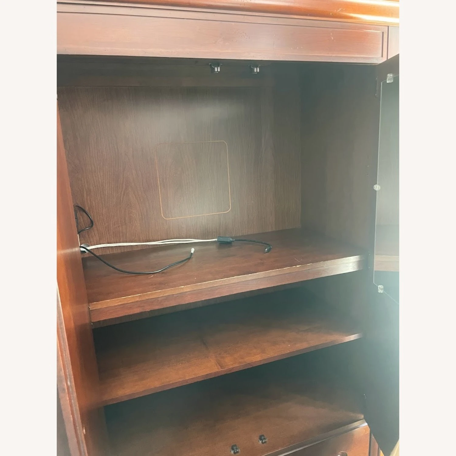 Other Dark Wood TV Armoire 5 Other Dark Wood TV Armoire - Image 3