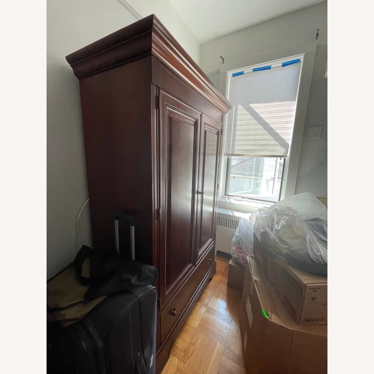 Other Dark Wood TV Armoire 6 Other Dark Wood TV Armoire - Image 4