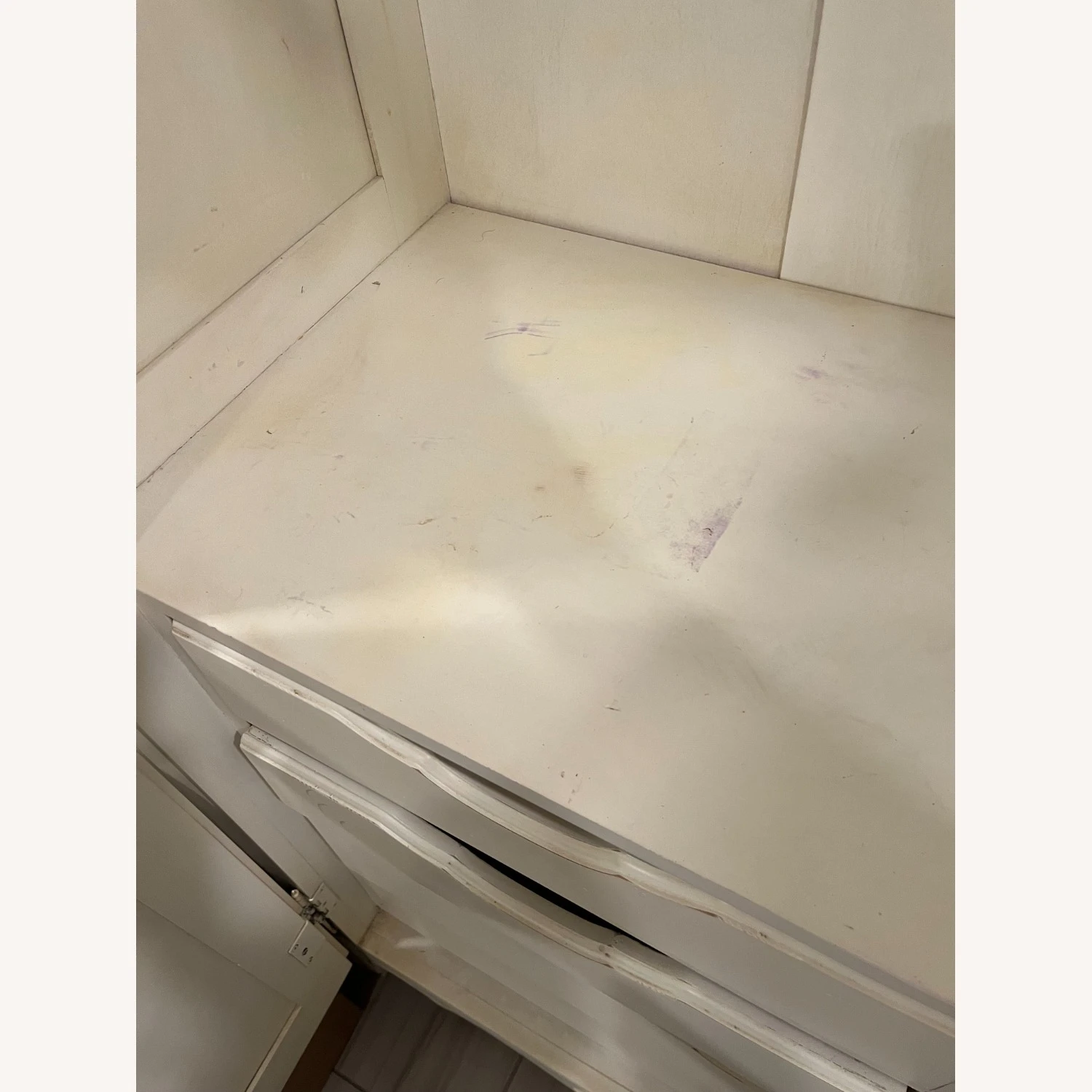 Ethan Allen French Country Painted Floral Armoire 5 Ethan Allen French Country Painted Floral Armoire - Image 3