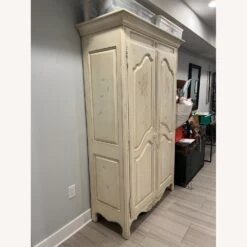 Ethan Allen French Country Painted Floral Armoire 23 Ethan Allen French Country Painted Floral Armoire -Home Furnishings Store 1500 1500 frame 0 8387