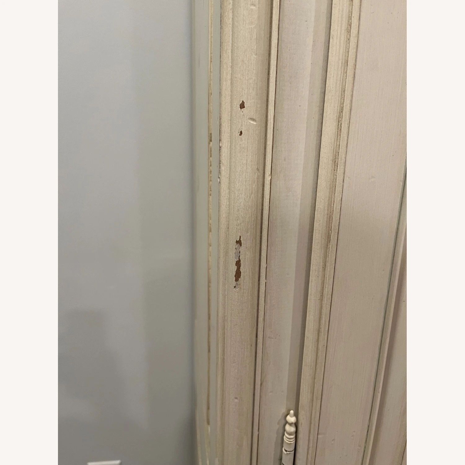 Ethan Allen French Country Painted Floral Armoire 14 Ethan Allen French Country Painted Floral Armoire - Image 12