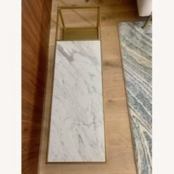 CB2 Marble And Gold Floating Shelf -Home Furnishings Store 1500 1500 frame 0 8489