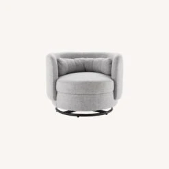 Other Armchair In Light Gray Fabric & Black Metal Base 15 Other Armchair In Light Gray Fabric & Black Metal Base -Home Furnishings Store 1500 1500 frame 0 8661
