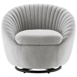 Other Armchair In Light Gray Fabric W/ Vertical Tufting -Home Furnishings Store 1500 1500 frame 0 8712
