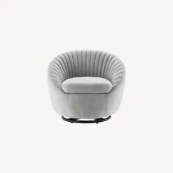 Other Armchair In Light Gray Fabric W/ Vertical Tufting -Home Furnishings Store 1500 1500 frame 0 8714