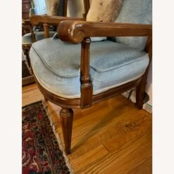 Vintage Curved Mohair Velour Armchair 13 Vintage Curved Mohair Velour Armchair -Home Furnishings Store 1500 1500 frame 0 8764