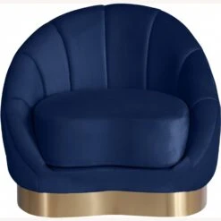 Other Chair In Shell-Shaped Navy Velvet Finish 14 Other Chair In Shell-Shaped Navy Velvet Finish -Home Furnishings Store 1500 1500 frame 0 8820