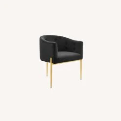 Other Accent Chair In Black Velvet W/ Chrome Gold Legs 15 Other Accent Chair In Black Velvet W/ Chrome Gold Legs -Home Furnishings Store 1500 1500 frame 0 8828