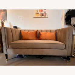 World Market Tufted Velvet Loveseat Couch -Home Furnishings Store 1500 1500 frame 0 898