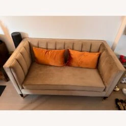 World Market Tufted Velvet Loveseat Couch -Home Furnishings Store 1500 1500 frame 0 899