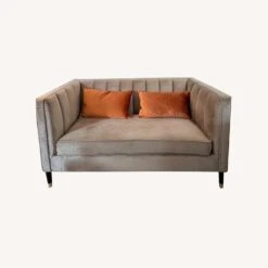 World Market Tufted Velvet Loveseat Couch -Home Furnishings Store 1500 1500 frame 0 900