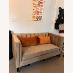 World Market Tufted Velvet Loveseat Couch -Home Furnishings Store 1500 1500 frame 0 901