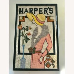 Vintage Needlepoint Art Deco Harper's Cover 12 Vintage Needlepoint Art Deco Harper's Cover -Home Furnishings Store 1500 1500 frame 0 9090