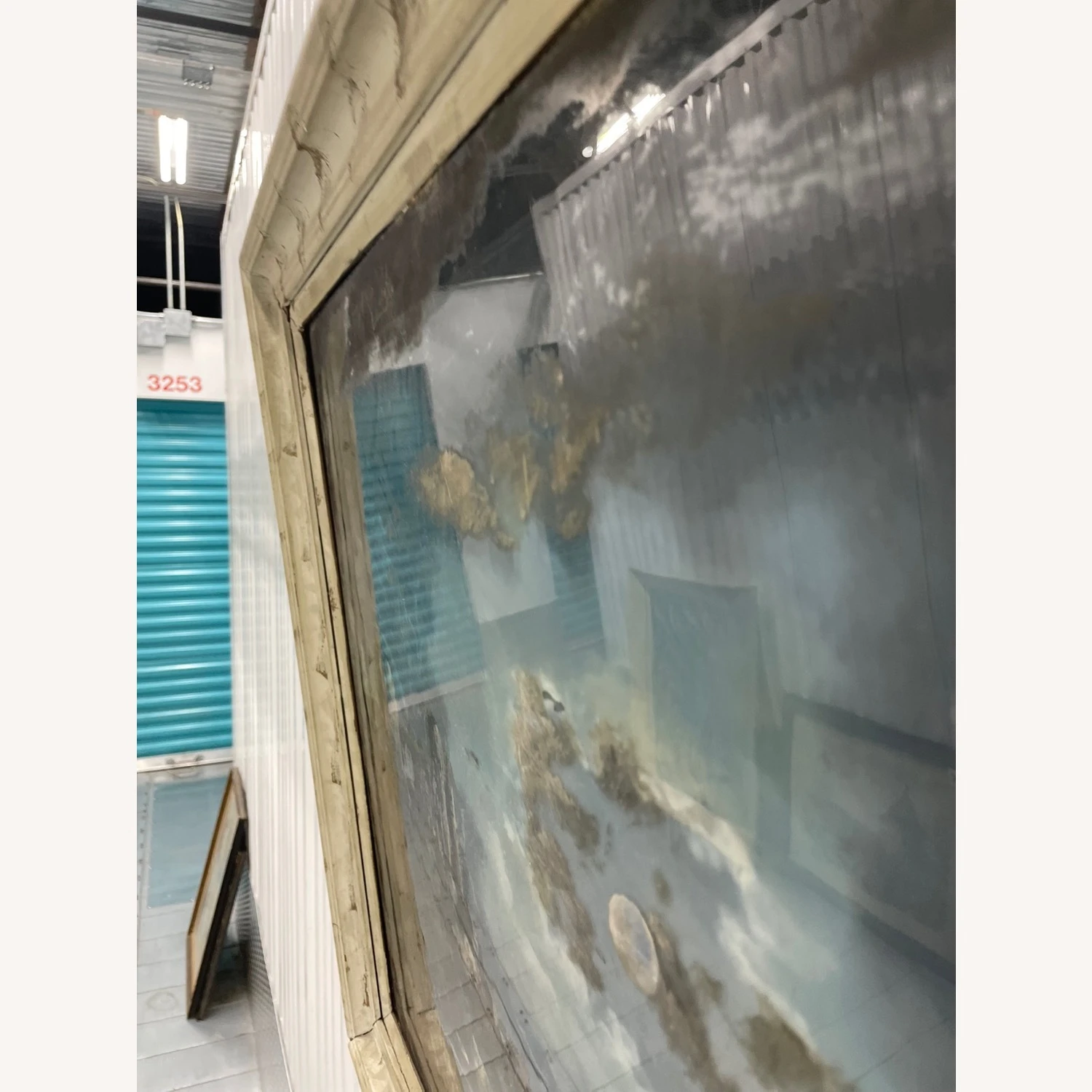 Vintage Signed Oil Painting With Glass Cover 3 Vintage Signed Oil Painting With Glass Cover