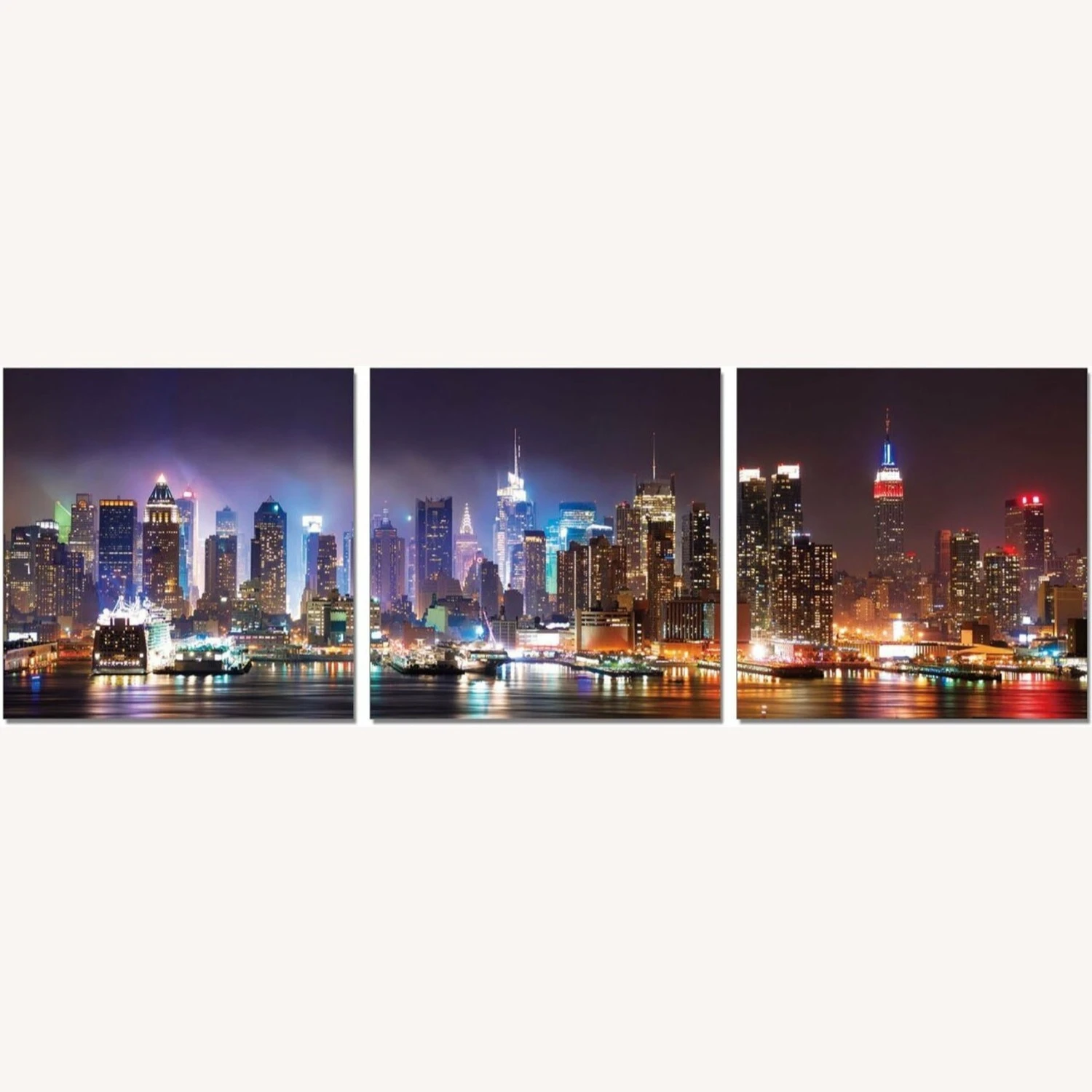 Other Wall Art New York City Night In Acrylic Finish 4 Other Wall Art New York City Night In Acrylic Finish - Image 2