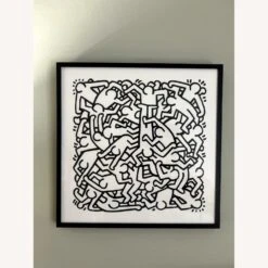 MoMA Keith Haring Party Of Life Framed Print -Home Furnishings Store 1500 1500 frame 0 9423