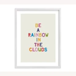 Minted Rainbow In A Cloud Wall Art By Hanna Mac -Home Furnishings Store 1500 1500 frame 0 9433