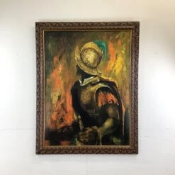 Vintage El Conquistador Framed Art Print- Reynaldo -Home Furnishings Store 1500 1500 frame 0 9492