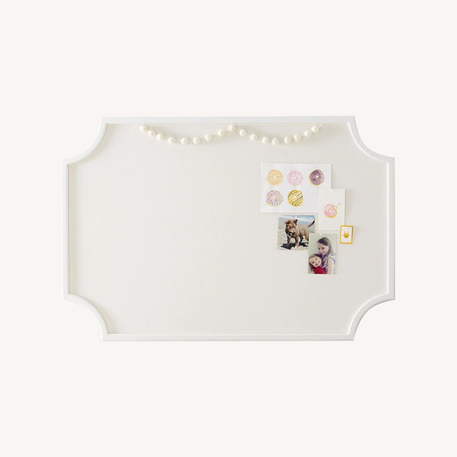 Pottery Barn Scallop Pinboard 5 Pottery Barn Scallop Pinboard - Image 3