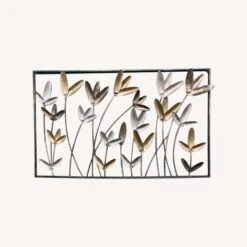 DecMode Metal Wall Flower Sculpture -Home Furnishings Store 1500 1500 frame 0 9682