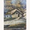 Vintage 1980s Signed Landscape Oil Painted -Home Furnishings Store 1500 1500 frame 0 9689