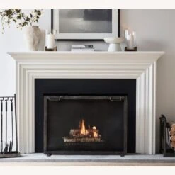 Pottery Barn Indoor/Outdoor Industrial Fireplace -Home Furnishings Store 1500 1500 frame 0 9728