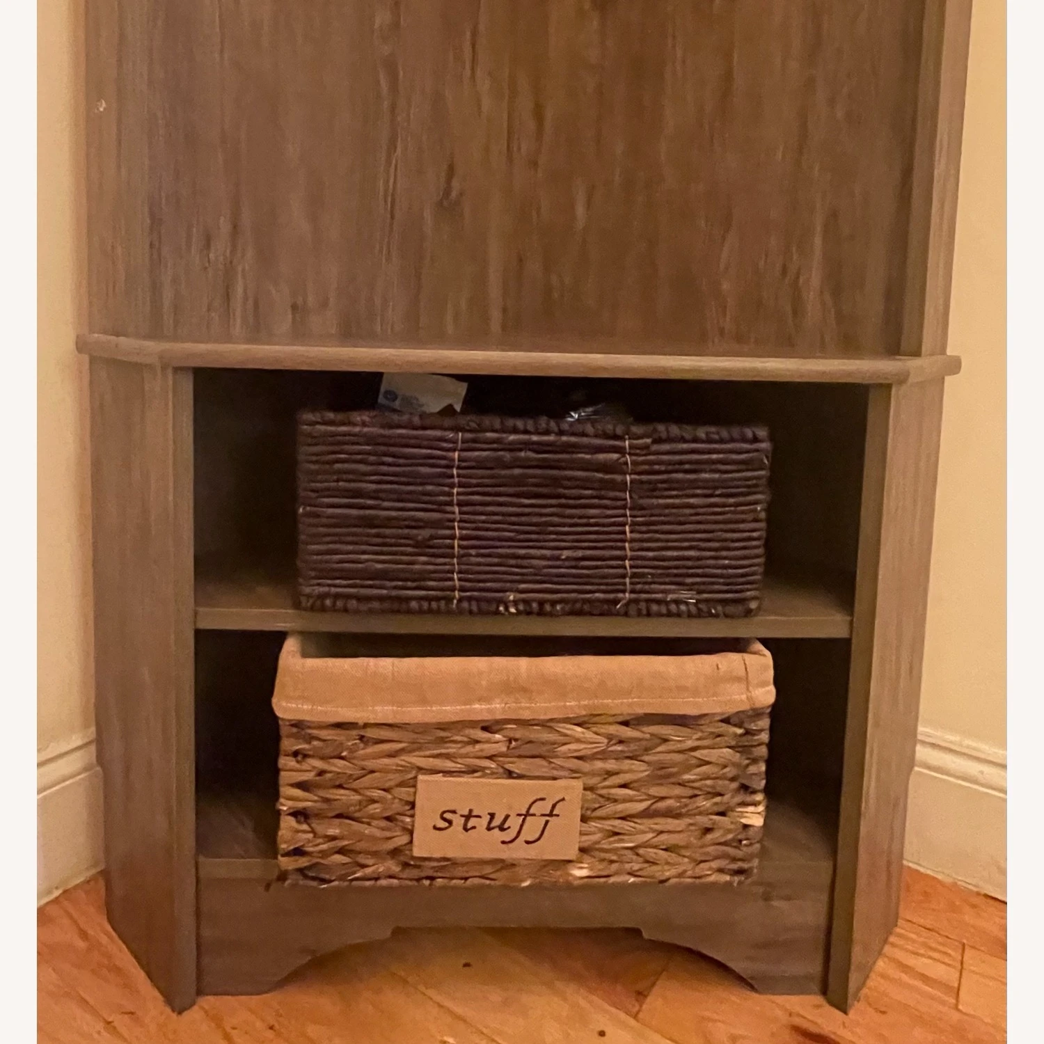 Other Corner Coat Rack/Storage Armoire & Baskets 4 Other Corner Coat Rack/Storage Armoire & Baskets - Image 2