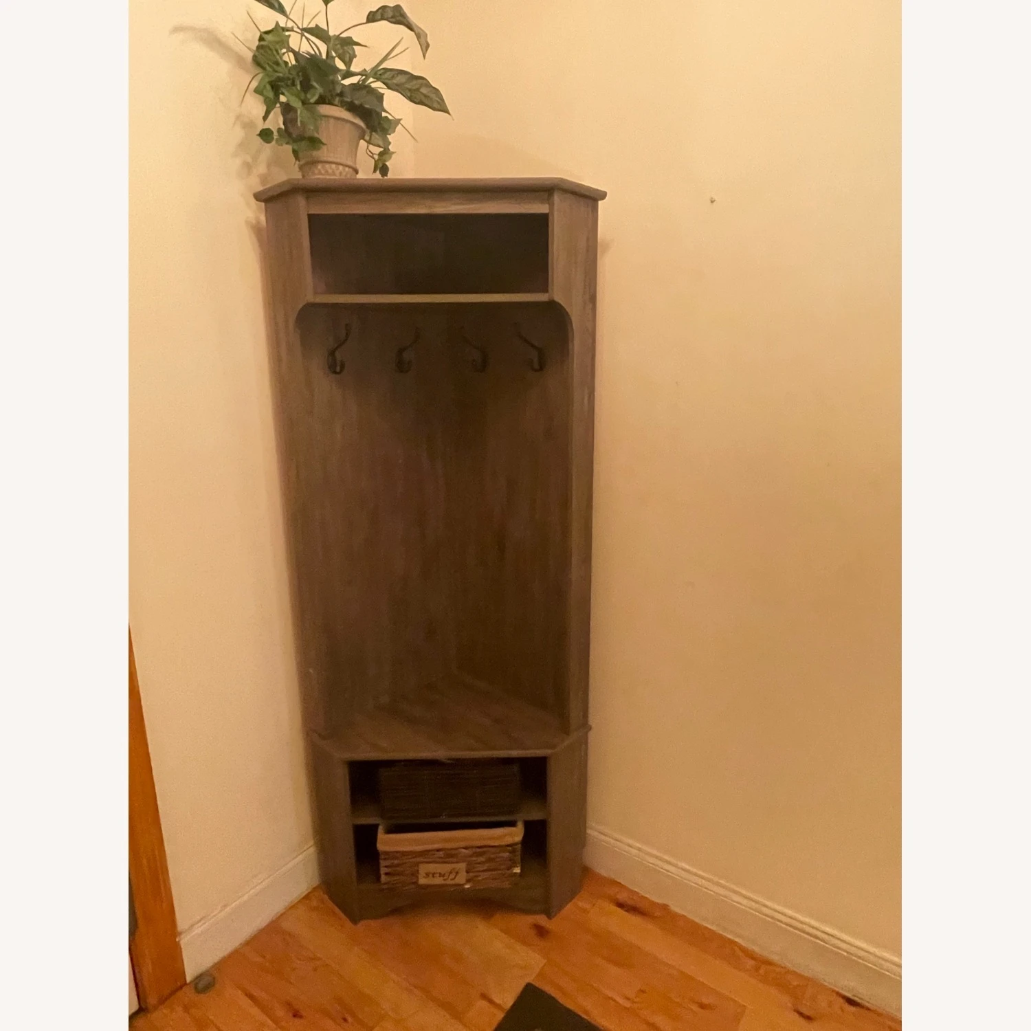 Other Corner Coat Rack/Storage Armoire & Baskets 8 Other Corner Coat Rack/Storage Armoire & Baskets - Image 6