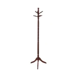Other Coat Rack In Merlot Finish With Turned Details 9 Other Coat Rack In Merlot Finish With Turned Details -Home Furnishings Store 1500 1500 frame 0 9823