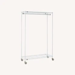 InterMetro Large White Clothes Rack 11 InterMetro Large White Clothes Rack -Home Furnishings Store 1500 1500 frame 0 9847