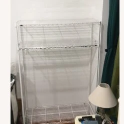 InterMetro Large White Clothes Rack 12 InterMetro Large White Clothes Rack -Home Furnishings Store 1500 1500 frame 0 9848