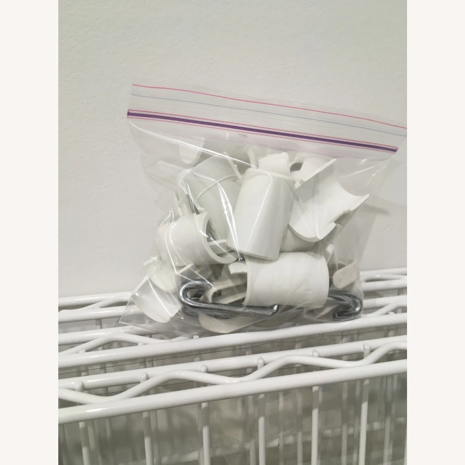 InterMetro Large White Clothes Rack 6 InterMetro Large White Clothes Rack - Image 4