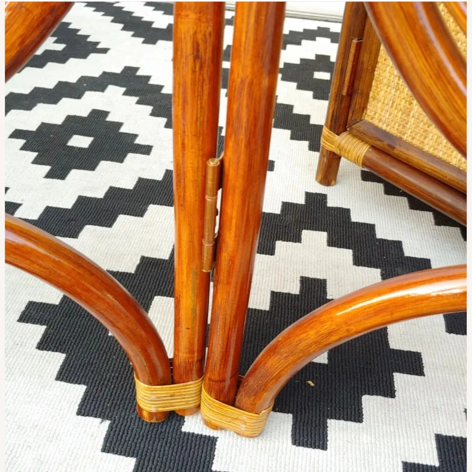 Vintage MCM Bamboo Arched Room Divider 7 Vintage MCM Bamboo Arched Room Divider - Image 5