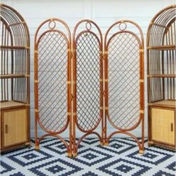 Vintage MCM Bamboo Arched Room Divider 19 Vintage MCM Bamboo Arched Room Divider -Home Furnishings Store 1500 1500 frame 0 9886