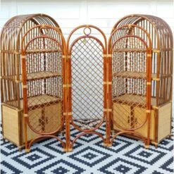 Vintage MCM Bamboo Arched Room Divider 20 Vintage MCM Bamboo Arched Room Divider -Home Furnishings Store 1500 1500 frame 0 9887