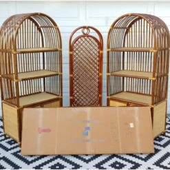 Vintage MCM Bamboo Arched Room Divider 21 Vintage MCM Bamboo Arched Room Divider -Home Furnishings Store 1500 1500 frame 0 9888