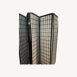 Other 5-Panel Screen In White Paper & Black Grid Design -Home Furnishings Store 1500 1500 frame 0 9900