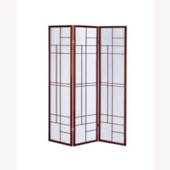 Other 3-Panel Screen In White Paper W/Cherry Wood Finish -Home Furnishings Store 1500 1500 frame 0 9910
