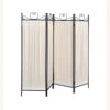 Other Folding Screen In Beige Fabric & Black Metal -Home Furnishings Store 1500 1500 frame 0 9982