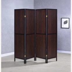 Other 4-Panel Screen In Tobacco & Cappuccino Finish -Home Furnishings Store 1500 1500 frame 0 9993